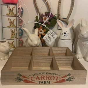 Easter Target Bullseye  Carrots Table top Decor Tray. Brand New.
